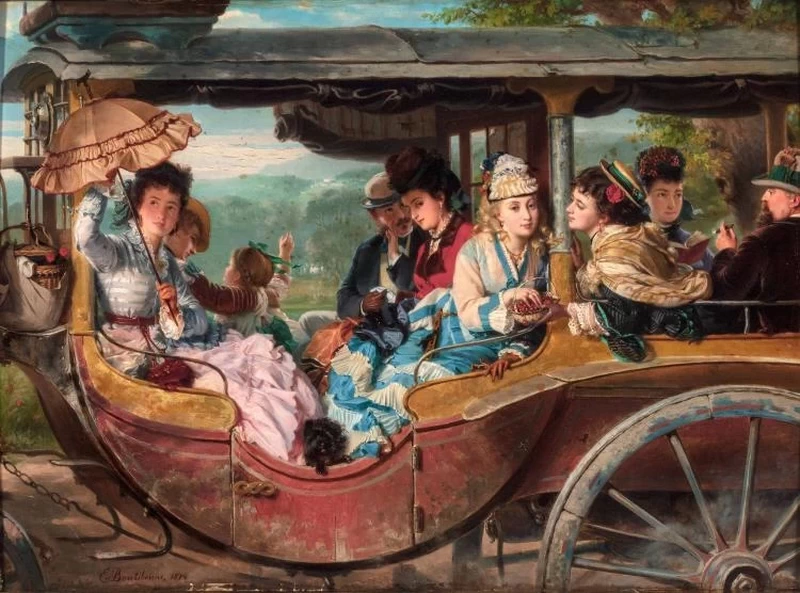 Charles Edouard Boutibonne - Una festa di piacere, New York Historical Society